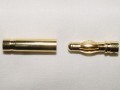 Позолоченные пружины коннекторы (пара) 4 мм